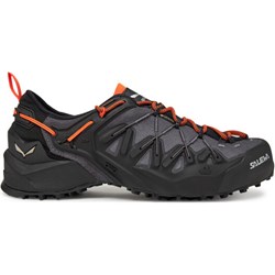 Buty trekkingowe męskie SALEWA czarne sznurowane sportowe  - zdjęcie produktu