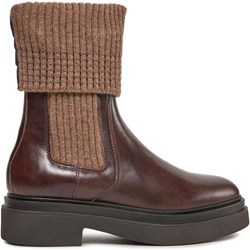 Brązowe botki Gant płaskie casual na zimę bez zapięcia  - zdjęcie produktu