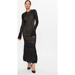 Sukienka Twinset z długim rękawem na spacer jesienna z okrągłym dekoltem maxi  - zdjęcie produktu