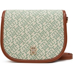 Listonoszka Tommy Hilfiger wielokolorowa na ramię z nadrukiem  - zdjęcie produktu