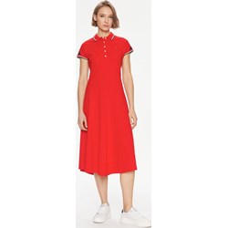 Sukienka Tommy Hilfiger midi z krótkim rękawem  - zdjęcie produktu