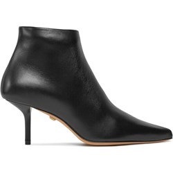 Botki Max Mara na szpilce eleganckie na zamek  - zdjęcie produktu