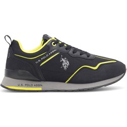 Buty sportowe męskie U.S Polo Assn. czarne sznurowane  - zdjęcie produktu