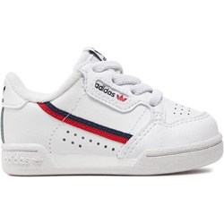Buciki niemowlęce białe Adidas sznurowane  - zdjęcie produktu
