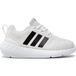 Buty sportowe dziecięce Adidas białe wiązane  - zdjęcie produktu