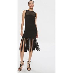 Sukienka Marella midi bez rękawów z okrągłym dekoltem elegancka  - zdjęcie produktu