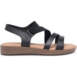Sandały damskie Lasocki casual z klamrą czarne  - zdjęcie produktu