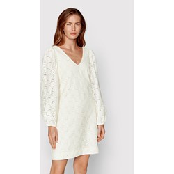 Sukienka Samsøe & prosta w serek casual z aplikacjami  z długimi rękawami  - zdjęcie produktu