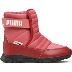 Buty zimowe dziecięce Puma na zimę czerwone  - zdjęcie produktu