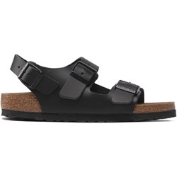 Sandały damskie czarne BIRKENSTOCK z gumy z klamrą  - zdjęcie produktu
