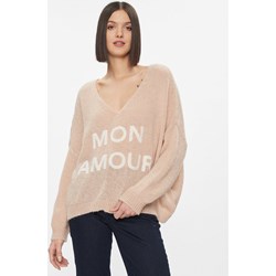 Sweter damski Kontatto w serek  - zdjęcie produktu