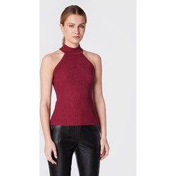 Sweter damski czerwony Guess z golfem  - zdjęcie produktu