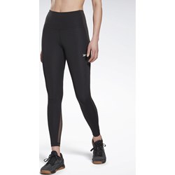 Czarne spodnie damskie Reebok w sportowym stylu  - zdjęcie produktu