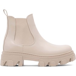 Botki DeeZee casual beżowe bez zapięcia  - zdjęcie produktu