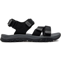 Sandały męskie Alpine Pro czarne casual z klamrą  - zdjęcie produktu