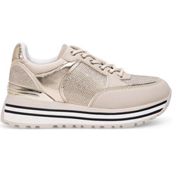 Buty sportowe damskie EVA MINGE sneakersy złote  - zdjęcie produktu
