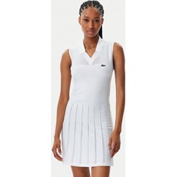 Sukienka Lacoste mini z dekoltem w serek bez rękawów bez w  - zdjęcie produktu