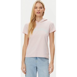 Bluzka damska Guess z krótkim rękawem z okrągłym dekoltem  - zdjęcie produktu