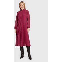 Sukienka Dixie z okrągłym dekoltem z długimi rękawami  - zdjęcie produktu