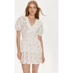 Sukienka Gina Tricot wielokolorowa z krótkim rękawem mini casualowa  - zdjęcie produktu