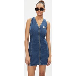 Sukienka granatowa Calvin Klein na uczelnię  - zdjęcie produktu