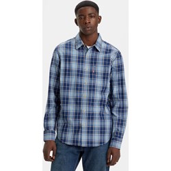 Koszula męska Levi's niebieska z klasycznym kołnierzykiem  - zdjęcie produktu