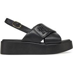 Sandały damskie Tommy Hilfiger na lato z klamrą  - zdjęcie produktu