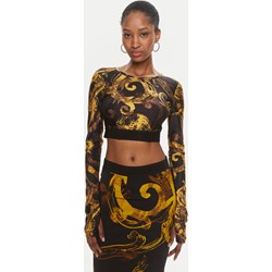 Bluzka damska Versace Jeans z okrągłym dekoltem z długim rękawem  - zdjęcie produktu