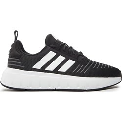 Czarne buty sportowe dziecięce Adidas jesienne sznurowane  - zdjęcie produktu