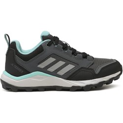 Buty sportowe damskie czarne Adidas płaskie wiązane  - zdjęcie produktu