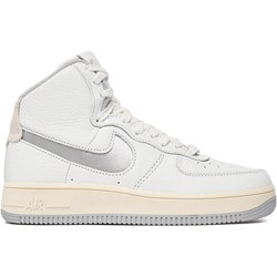 Białe buty sportowe damskie Nike air force sznurowane  - zdjęcie produktu