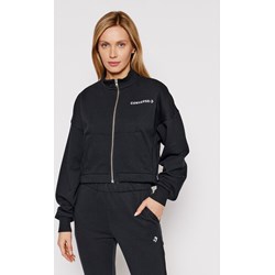 Bluza damska Converse czarna krótka sportowa  - zdjęcie produktu