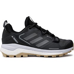 Buty sportowe damskie Adidas terrex płaskie czarne gore-tex wiązane  - zdjęcie produktu