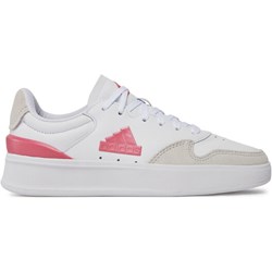 Buty sportowe damskie Adidas wiązane białe na płaskiej podeszwie  - zdjęcie produktu