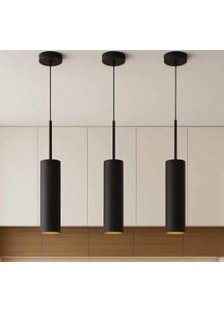 Lampa wisząca tuba czarna loft ELBA GOLD Ciekot Partners Sp. Z O. O. Lysne - kod rabatowy