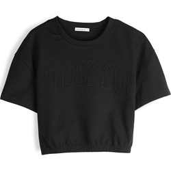 Bluza damska Gate z napisem krótka  - zdjęcie produktu