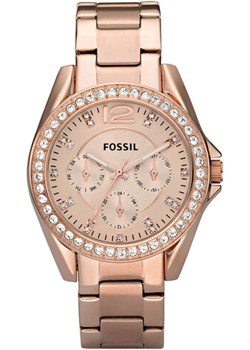 Zegarek FOSSIL - Riley ES2811 Rose Gold/Rose Fossil  eobuwie.pl - kod rabatowy