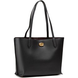 Shopper bag Coach mieszcząca a4 skórzana elegancka matowa  - zdjęcie produktu