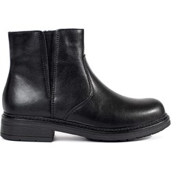 Botki Sergio Leone bez zapięcia płaskie jesienne  - zdjęcie produktu