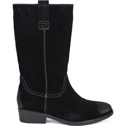 Kozaki damskie Sergio Leone z zamkiem skórzane  - zdjęcie produktu