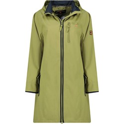 Zielona kurtka damska Geographical Norway z kapturem  - zdjęcie produktu