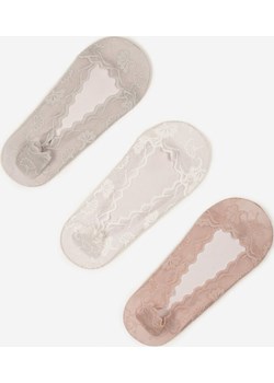 Wielokolorowe Skarpety o Kroju Balerinek z Koronki 3-Pack Tilovira born2be.pl okazja - kod rabatowy