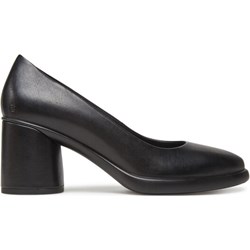 Ecco czółenka eleganckie bez zapięcia na obcasie  - zdjęcie produktu