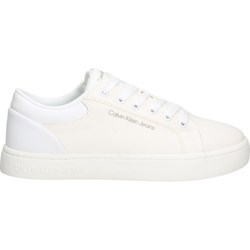 Białe buty sportowe męskie Calvin Klein sznurowane  - zdjęcie produktu