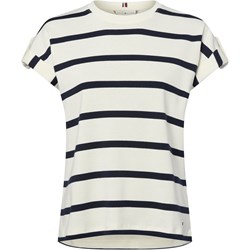 Bluzka damska Tommy Hilfiger w paski z okrągłym dekoltem  - zdjęcie produktu