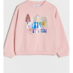 Bluza dziewczęca Reserved bawełniana na wiosnę w nadruki  - zdjęcie produktu