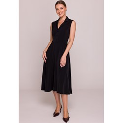 Sukienka Stylove wieczorowa bez rękawów w serek elegancka  - zdjęcie produktu
