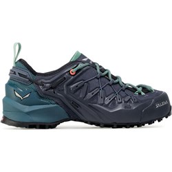 Buty trekkingowe damskie SALEWA gore-tex bez wzorów wiązane jesienne  - zdjęcie produktu
