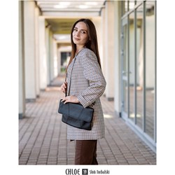 Kopertówka czarna do ręki matowa  - zdjęcie produktu