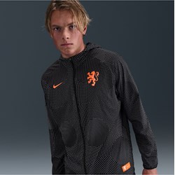 Kurtka męska czarna Nike z nadrukami  - zdjęcie produktu